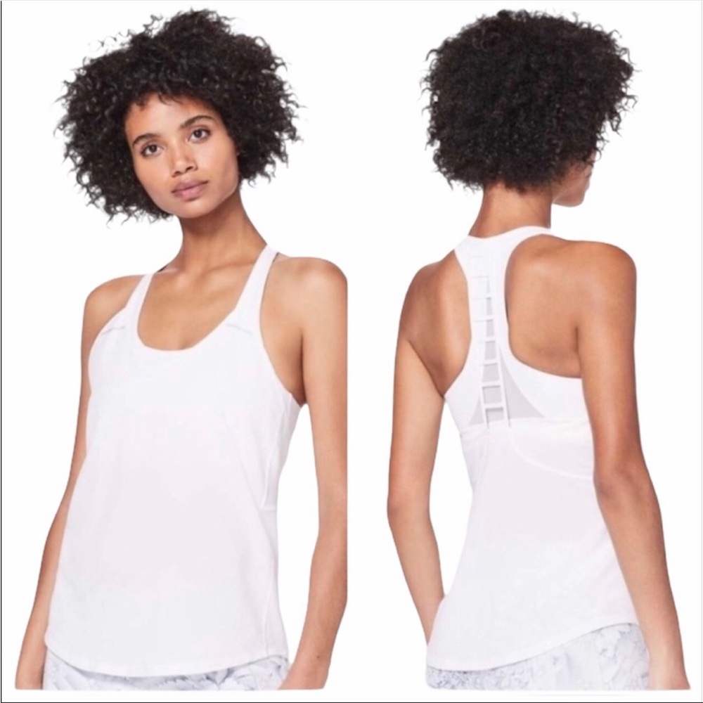 Lululemon Breezy Singlet light dusty pink size 6